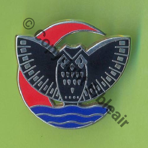 1936-4B3-MARINE 2001 A0809 1eDRILLE 4B3 HIBOU CITAC LUXEUIL  AB.P Griffe unique et butees Scintillant Src.Y.GENTY 44Eur(x2) 